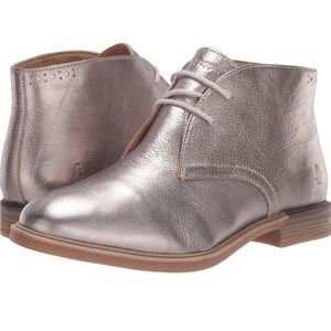 EUC-Hush Puppies Bailey Chukka Boot Gunmetal Metallic